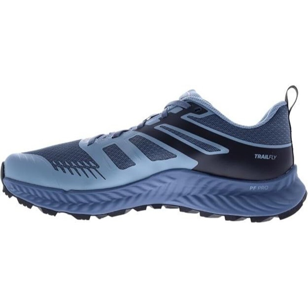 INOV8 Women's Trailfly Trail Running Shoes Sneakers Blue Grey/Black/Slate 7 Wide